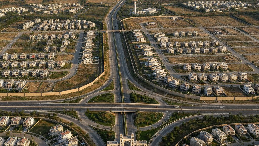 Bahria Town Rawalpindi phases mapped